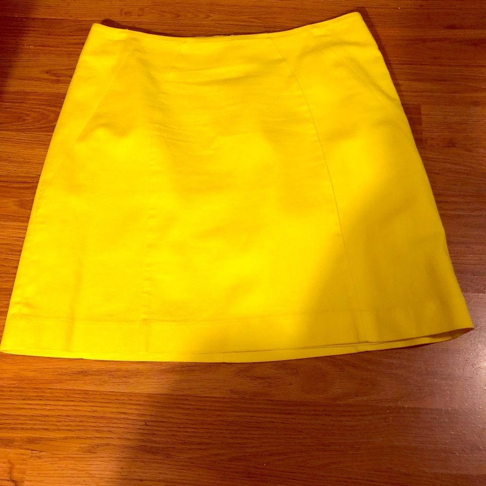 Loft yellow skirt.